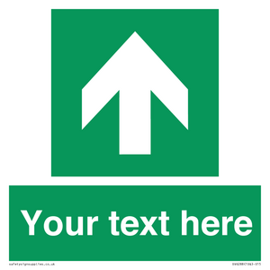 Safe condition Custom arrow up sign